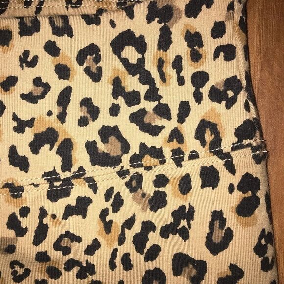 Women's J. Crew Leopard Animal Print Leggings - Picture 3 of 10